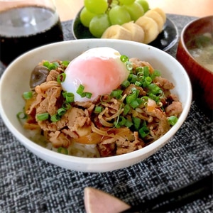 食物繊維たっぷり！きのこ丼